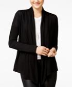 Bcx Juniors' Open-front Waterfall Cardigan