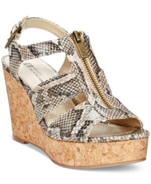 White Mountain Dharma Platform Wedge Sandals Women's Shoes