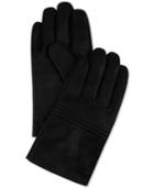 Calvin Klein Men's Quilted Leather Knuckle Gloves