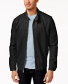 Kenneth Cole New York Faux-leather Bomber Jacket