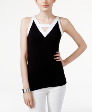 Inc International Concepts Colorblocked Tank Top, Created For Macy's