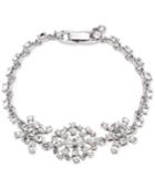 Givenchy Silver-tone Colored Crystal Bracelet