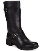 Style & Co. Clemint Mid-shaft Moto Boots, Only At Macy's Women's Shoes