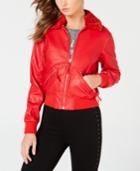 Guess Tani Faux-leather Bomber Jacket