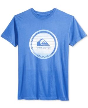 Quiksilver Men's Reactive Check Graphic-print T-shirt