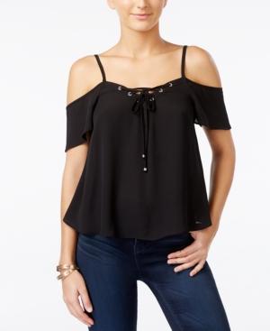 Material Girl Juniors' Off-the-shoulder Peasant Top, Only At Macy's
