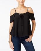 Material Girl Juniors' Off-the-shoulder Peasant Top, Only At Macy's