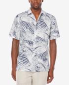 Cubavera Men's Linen Floral-print Shirt