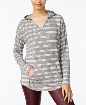 Hippie Rose Juniors' Striped Pullover Hoodie