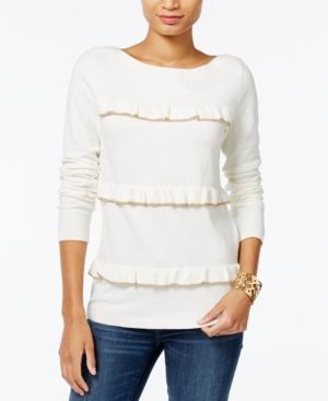Tommy Hilfiger Raquel Ruffled Sweater, Only At Macy's