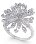 Diamond Flower Burst Statement Ring (1-1/3 Ct. T.w.) In 14k White Gold