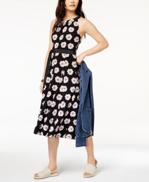 Tommy Hilfiger Floral-print Tie-belt Dress