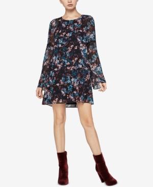 Bcbgeneration Floral-print Long-sleeve Dress