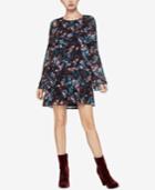 Bcbgeneration Floral-print Long-sleeve Dress
