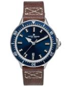 Lucky Brand Men's Dillon Brown Leather Strap Watch 42mm