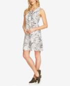 1.state Printed Lace-up Dress