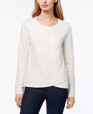 Calvin Klein Jeans Tulip-hem Sweatshirt