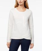 Calvin Klein Jeans Tulip-hem Sweatshirt