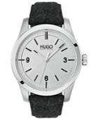 Hugo Men's #create Gray Felt Strap Watch 40mm
