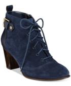 Giani Bernini Candence Lace-up Booties, Only At Macy's Women's Shoes