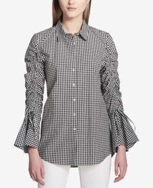 Calvin Klein Gingham Tunic Shirt
