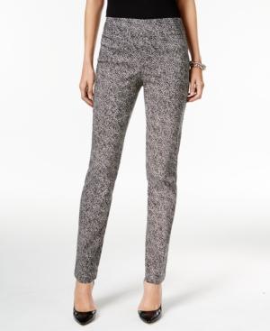 Jm Collection Printed Pull-on Pants, Only At Macy's
