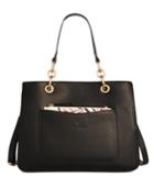 Giani Bernini Floral Printed 2-in-1 Medium Leather Satchel, Only At Macy's