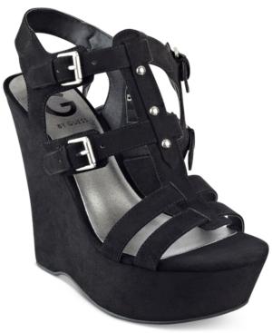 G By Guess Women's Hippo Platform Wedge Sandals Women's Shoes