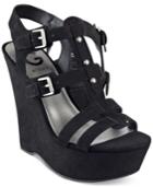 G By Guess Women's Hippo Platform Wedge Sandals Women's Shoes