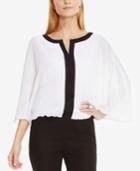 Vince Camuto Colorblocked Batwing-sleeve Blouse