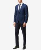 Boss Men's Extra Slim Fit Puppytooth Virgin Wool Suit