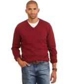 Nautica Cotton V-neck Sweater