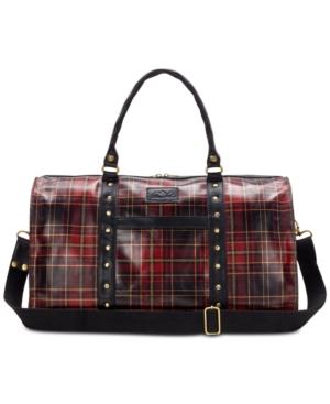 Patricia Nash Tartan Plaid Mariani Weekender Duffel