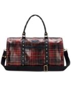 Patricia Nash Tartan Plaid Mariani Weekender Duffel