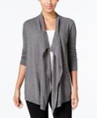 Eileen Fisher Cascading Open-front Cardigan