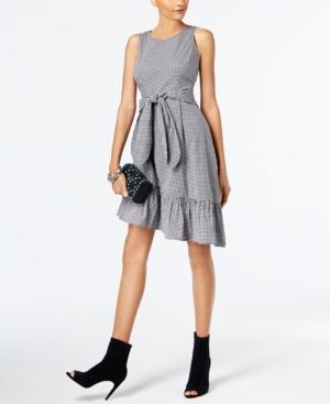 Inc International Concepts Checkered Asymmetrical Dress, Created For Macy's