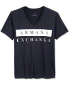 Armani Exchange Men's Foundation Colorblock Logo T-shirt