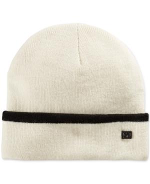 Sean John Flat Knit Tipped Cuffed Beanie