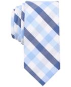 Bar Iii Men's Bold Multi-gingham Skinny Tie, Created For Macy's