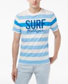 Tommy Hilfiger Men's Striped Surf Graphic-print T-shirt