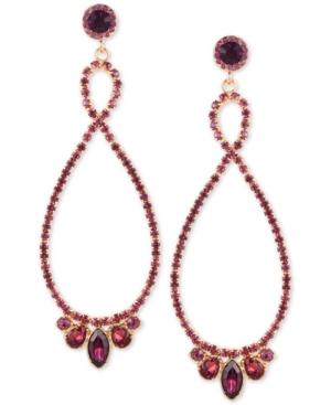 Guess Twist Multi-stone Statement Drop Earrings