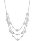 Givenchy Crystal Multi-row Statement Necklace, 16 + 3 Extender
