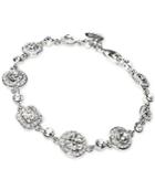 Carolee Silver-tone Multi-cut Crystal Bracelet