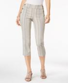 Style & Co. Striped Cropped Pants, Only At Macy's