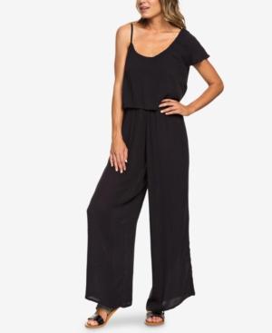 Roxy Juniors' One-shoulder Popover Jumpsuit