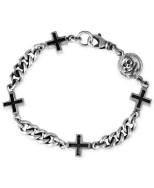 King Baby Men's Charm Bracelet In Sterling Silver