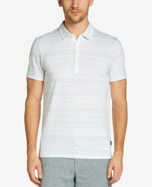 Boss Black Slim-fit Striped Polo Shirt