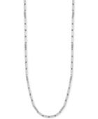 Vince Camuto Silver-tone Pave Link Chain Necklace