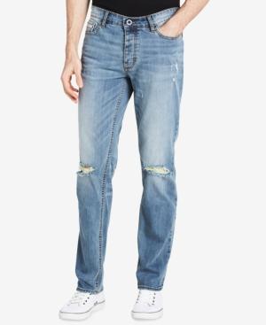Calvin Klein Jeans Men's Ripped Mud Slash Jeans