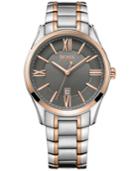Boss Hugo Boss Men's Ambassador Two-tone Stainless Steel Bracelet Watch 43mm 1513388